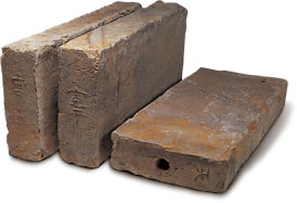 Sutra Storage Brick stamped with the Chinese character “Tian”