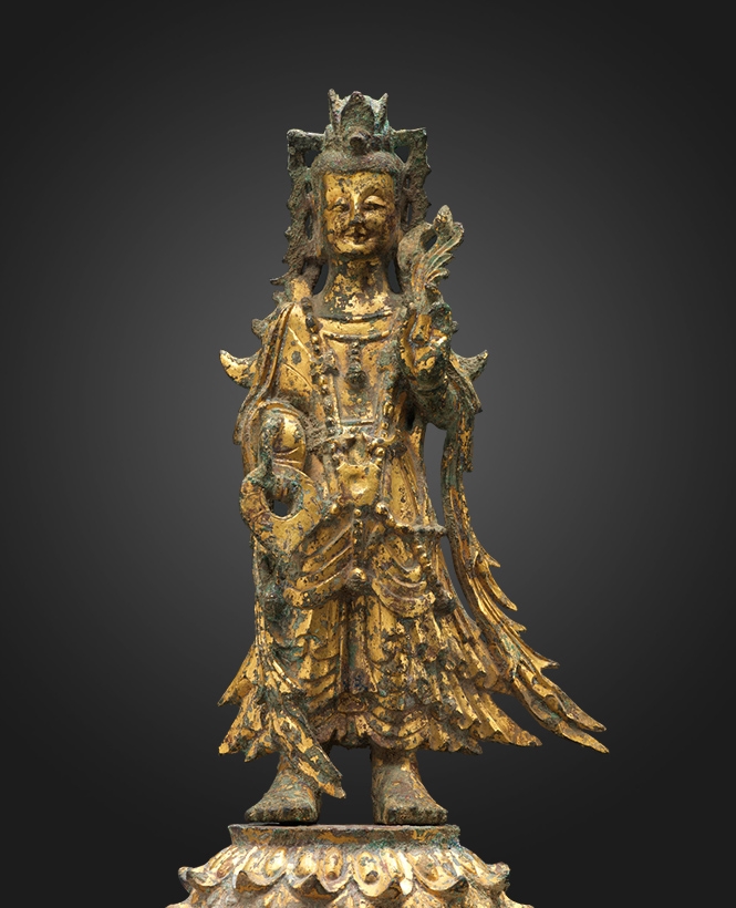 木彫［獅子上文殊菩薩坐像］ 最安値に挑戦！ おもちゃ・ホビー・グッズ